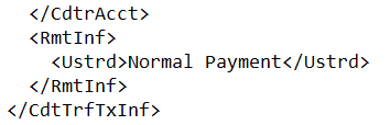 SEPA Payment Types - Normal Payment