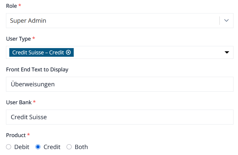 SEPA XML GENERATOR - Credit Suisse - Transferts de crédit