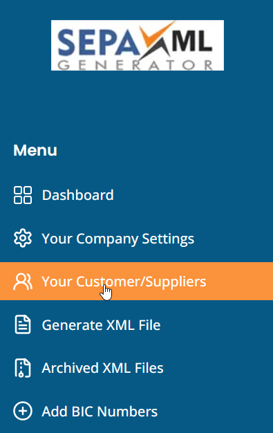 Download Customer Functionality - Left Hand Interface