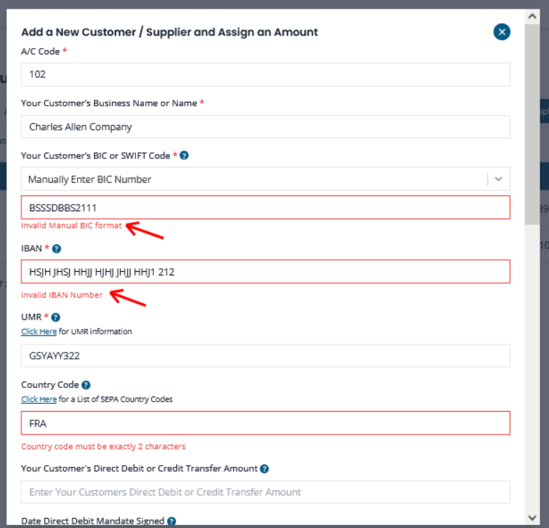 Validate SEPA xml Online