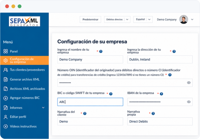 Set Up Your Company Profile